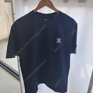 MLB 양키스 페이즐리 티셔츠 네이비 M L 새상품