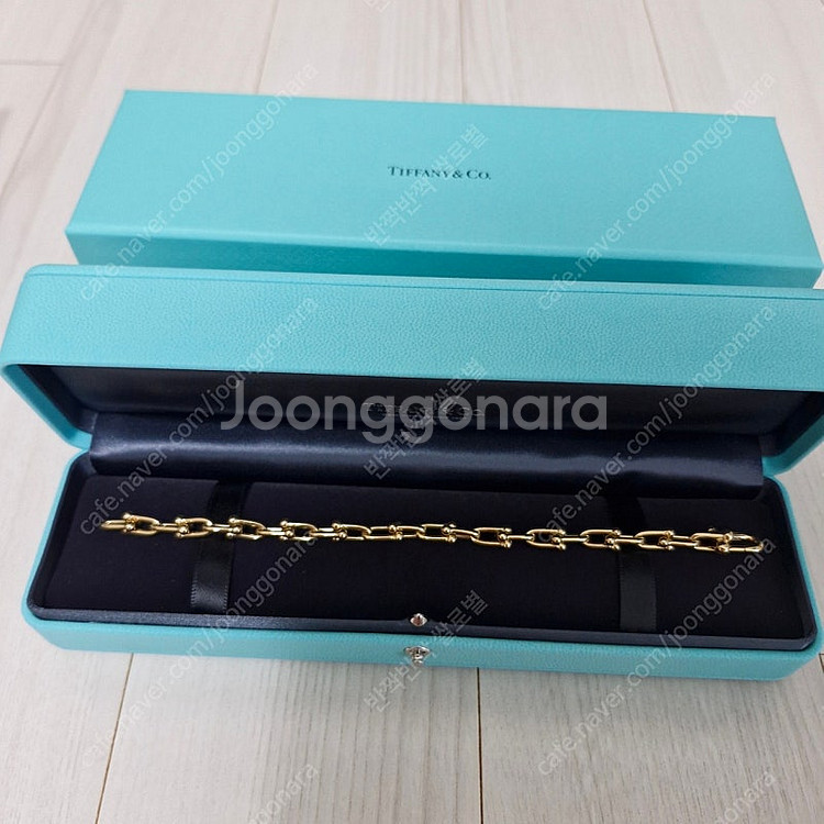 티파니 하드웨어 스몰 링크 브레이슬릿--0