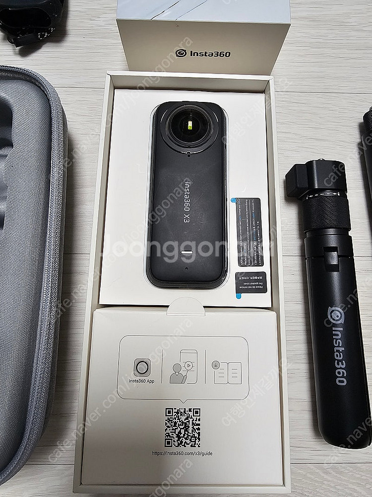 인스타 360 X3 + 정품 인비져블 다이빙 케이스 +...--0