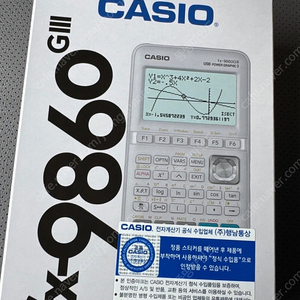 카시오w fx-9860 G3 공학용 계산기 팝니다.(새상품)