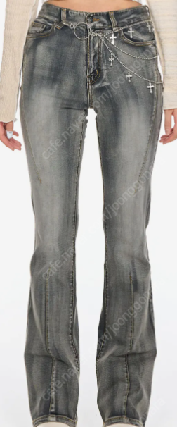 스키즘인듀싱팬츠[DARTS BOOTCUT JEANS G...--0