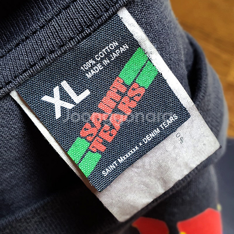 [XL] 세인트미카엘 x 데님티어스 퍼플LP 블랙 새제...--4
