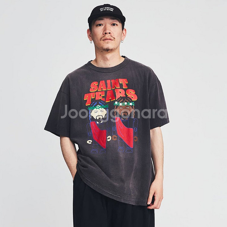 [XL] 세인트미카엘 x 데님티어스 퍼플LP 블랙 새제...--7