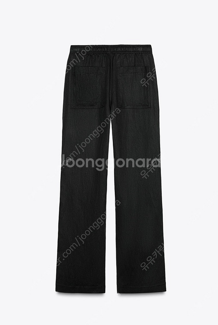 ZARA 자라 드로스트링 스트레이트 팬츠, 자라 밴딩 ...--7