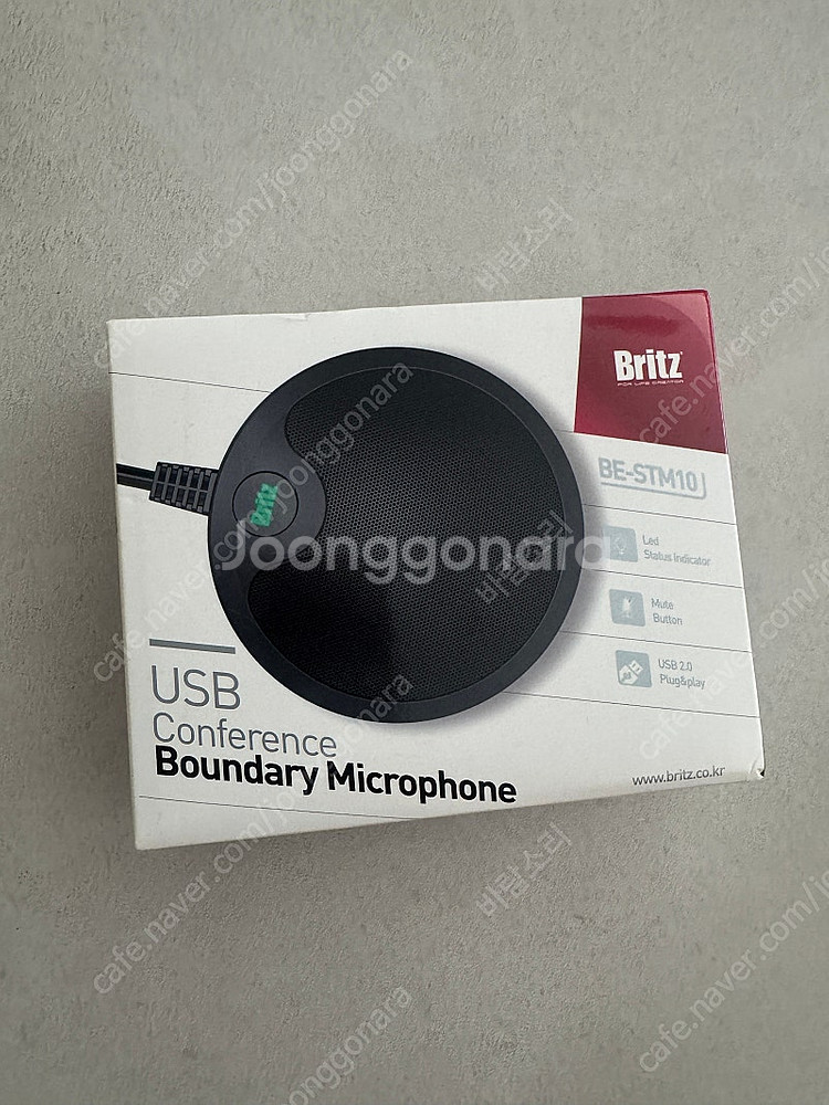 브리츠 BE-STM10 컨퍼런스, 온라인강의, 게임, 컴퓨터, 방송용 테이블 마이크 (택포)--0