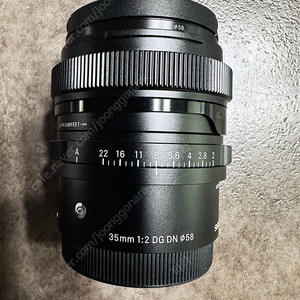 시그마 컴템포러리 35mm F2 DG DN | Contemporary 소니 마운트 (SE) 단렌즈 표준 준광각