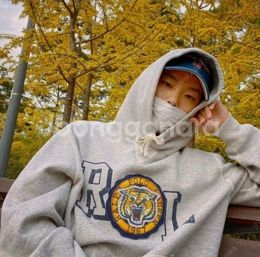 새제품 폴로 랄프로렌 타이거 후드티 큐알코드 정품인증--0