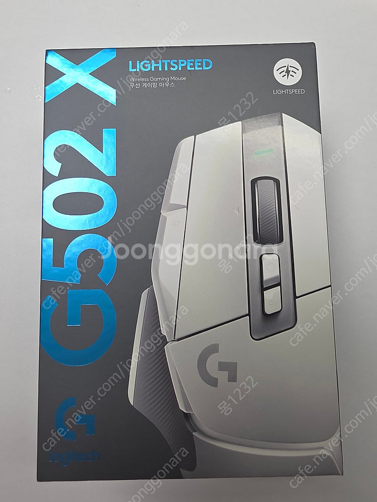 로지텍 G502X 화이트 마우스 국내정발 풀박--0