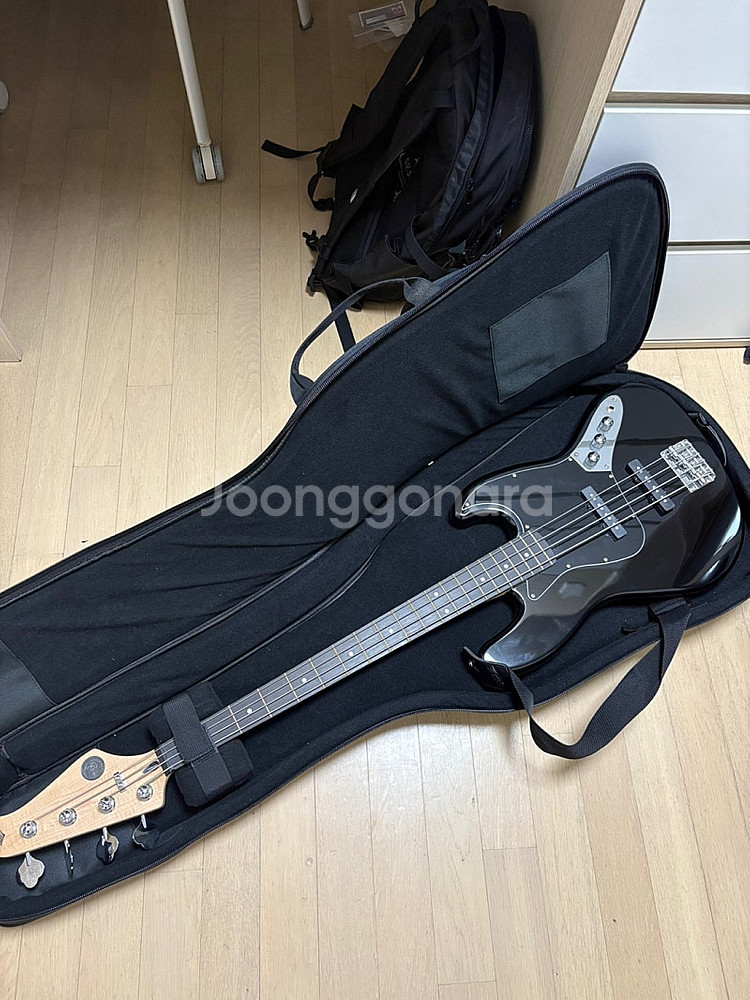 고퍼우드 black400b 베이스 기타--0