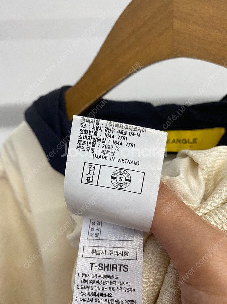 여성용 와이드앵글 와글 골프 WG 스카프 후디 반팔티 ...--9