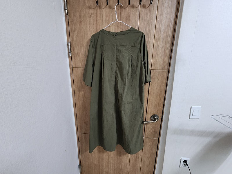 (66)여성 보니스팍스 우븐 반팔 원피스 이미지
