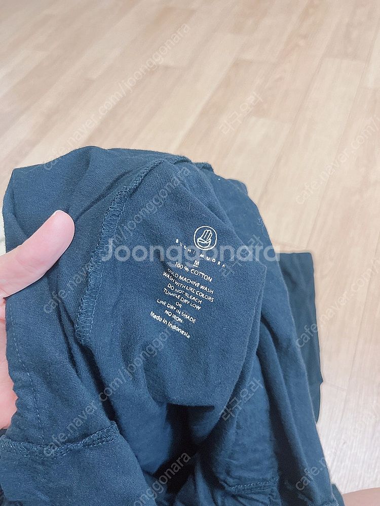 부디무드라 심플팟 펌킨팬츠 멤바기 폴딩팬츠--6
