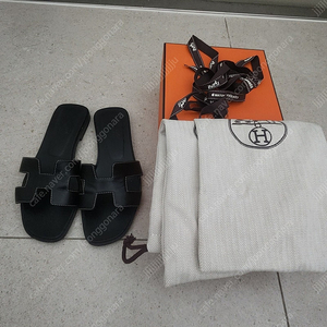 에르메스 오란 블랙 36 정품