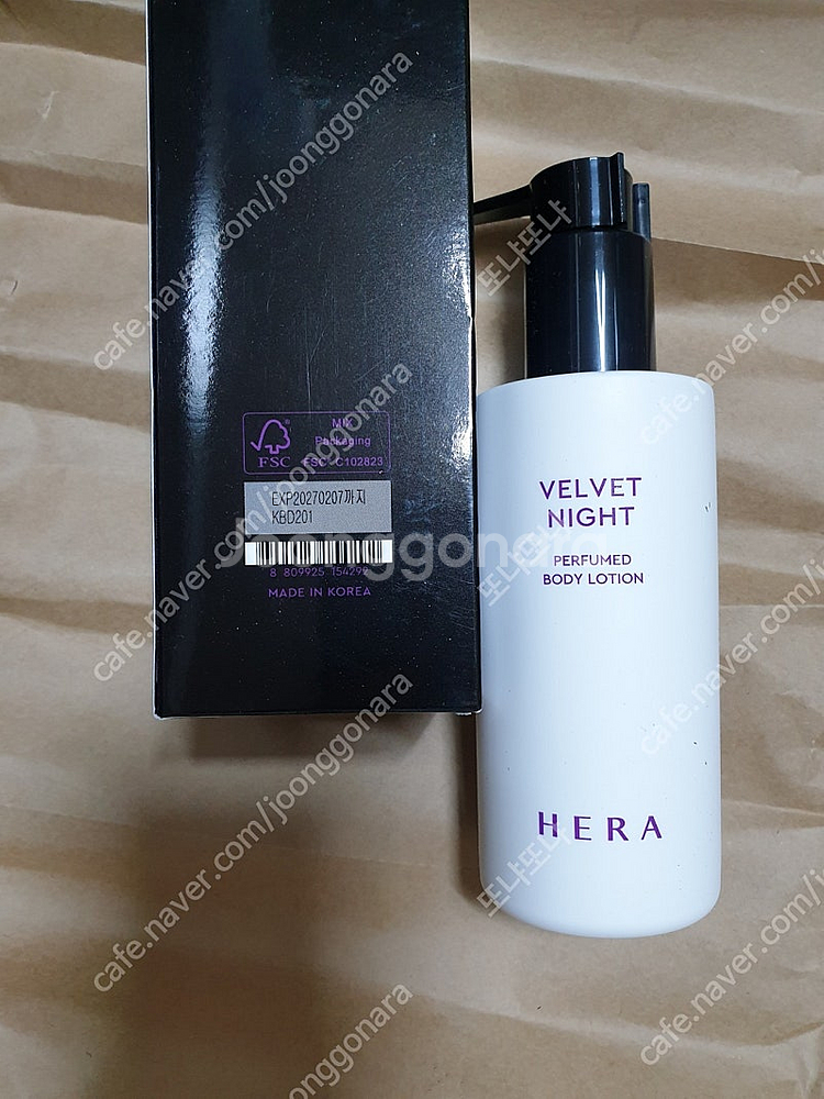 헤라 벨벳 나이트 퍼퓸드 바디 로션 230ml--0