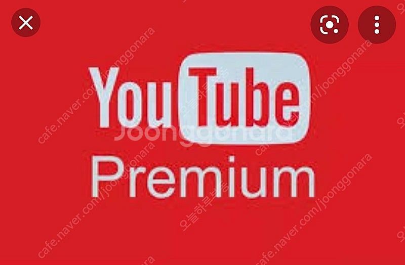 유튜브 프리미엄 1개월 1년 개인구독 or 가족 판매 ...--0
