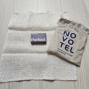 노보텔기프트 샘크래프트 워터프리 클렌저 바 30g, 바디&페이스타올, 파우치