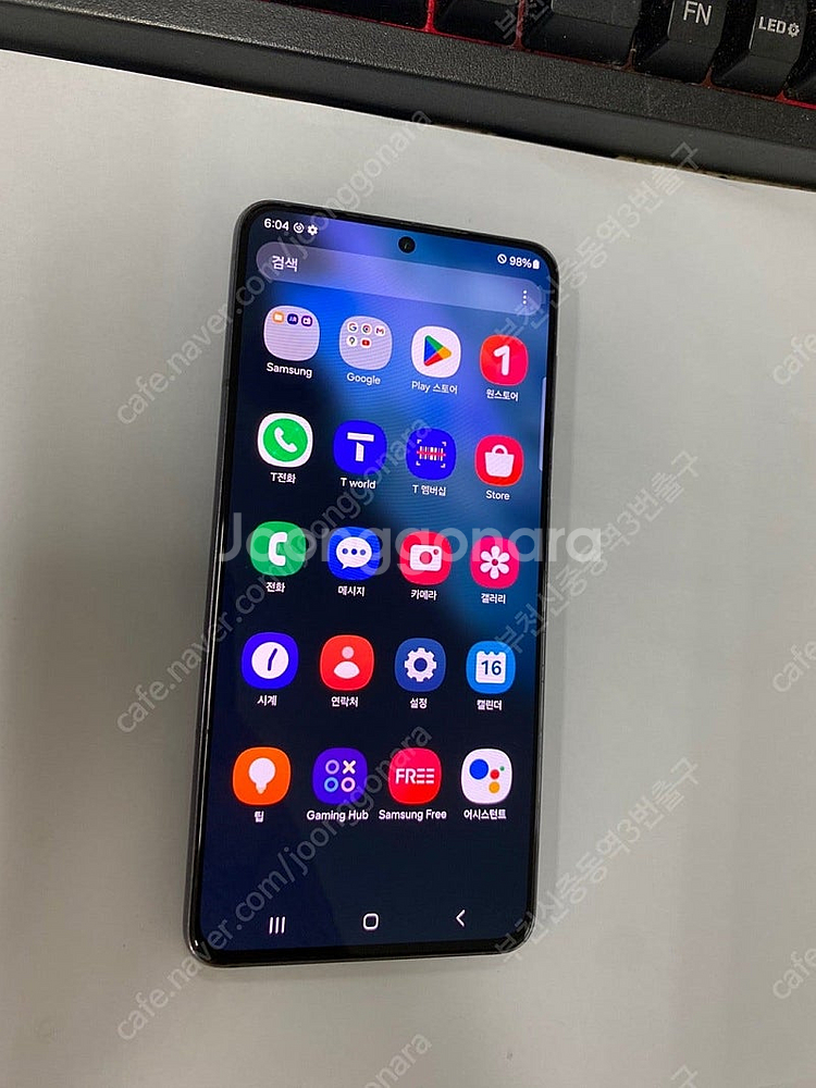 007627 SK 갤럭시S21 블랙 256GB 무잔상 ...--1