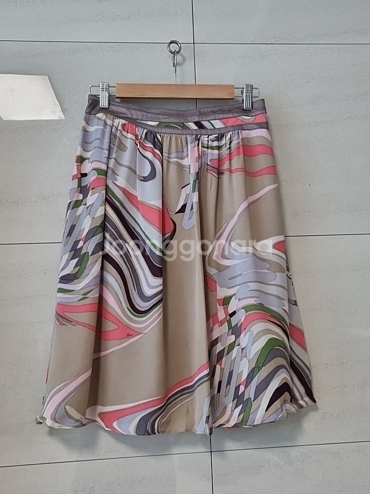 한섬 타임 time실크스커트--0