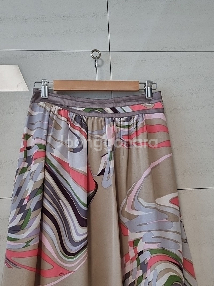 한섬 타임 time실크스커트--1