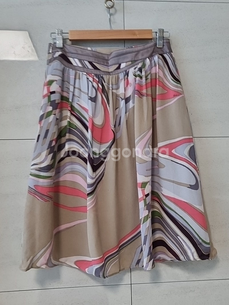 한섬 타임 time실크스커트--5