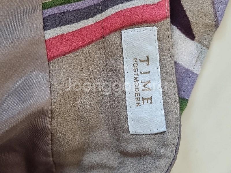 한섬 타임 time실크스커트--6