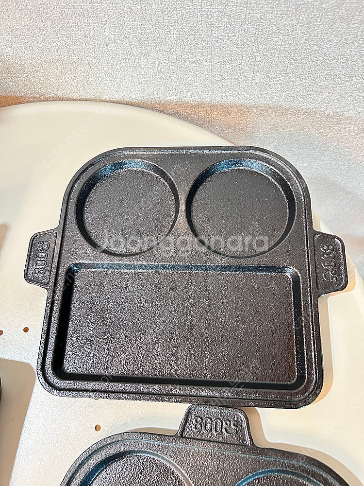 800도씨 무쇠 에그팬, 브런치팬 / norproㅇ 미니 주철 파니니팬 / 택포--4