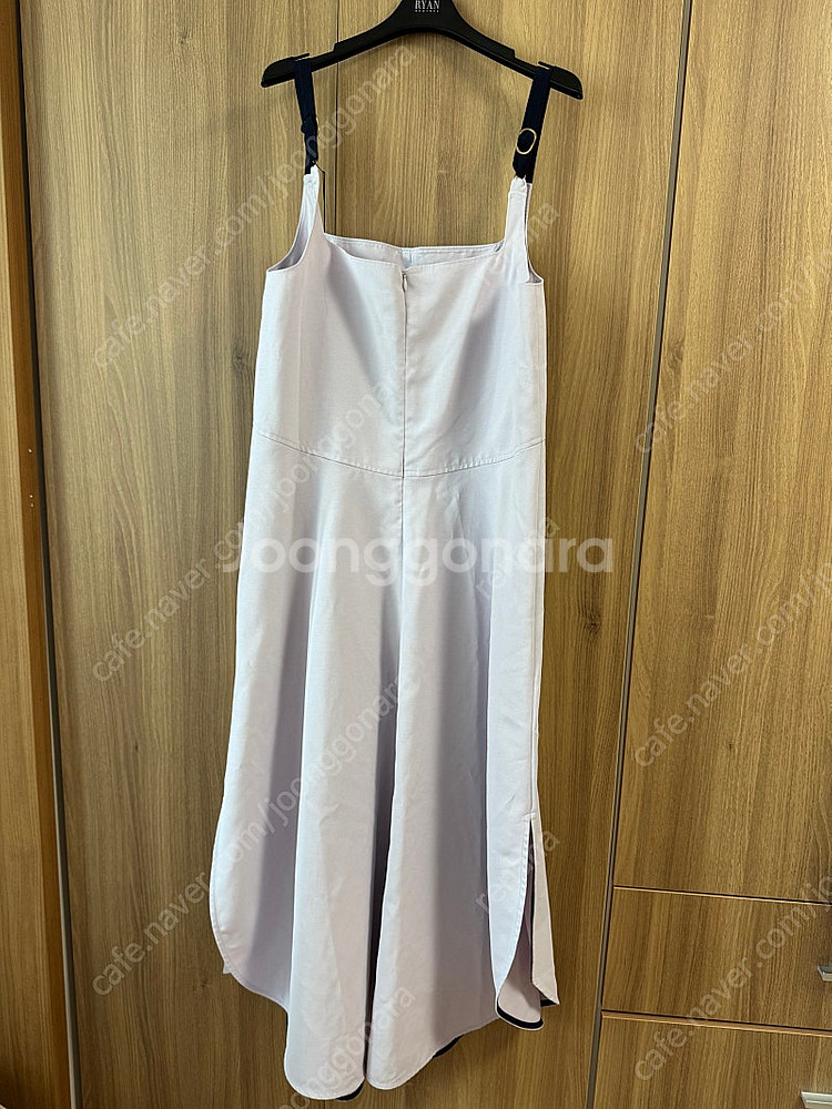 한섬 오즈세컨 서스펜더 플레어 원피스--3