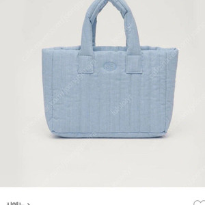 시엔느패딩백 데님블루