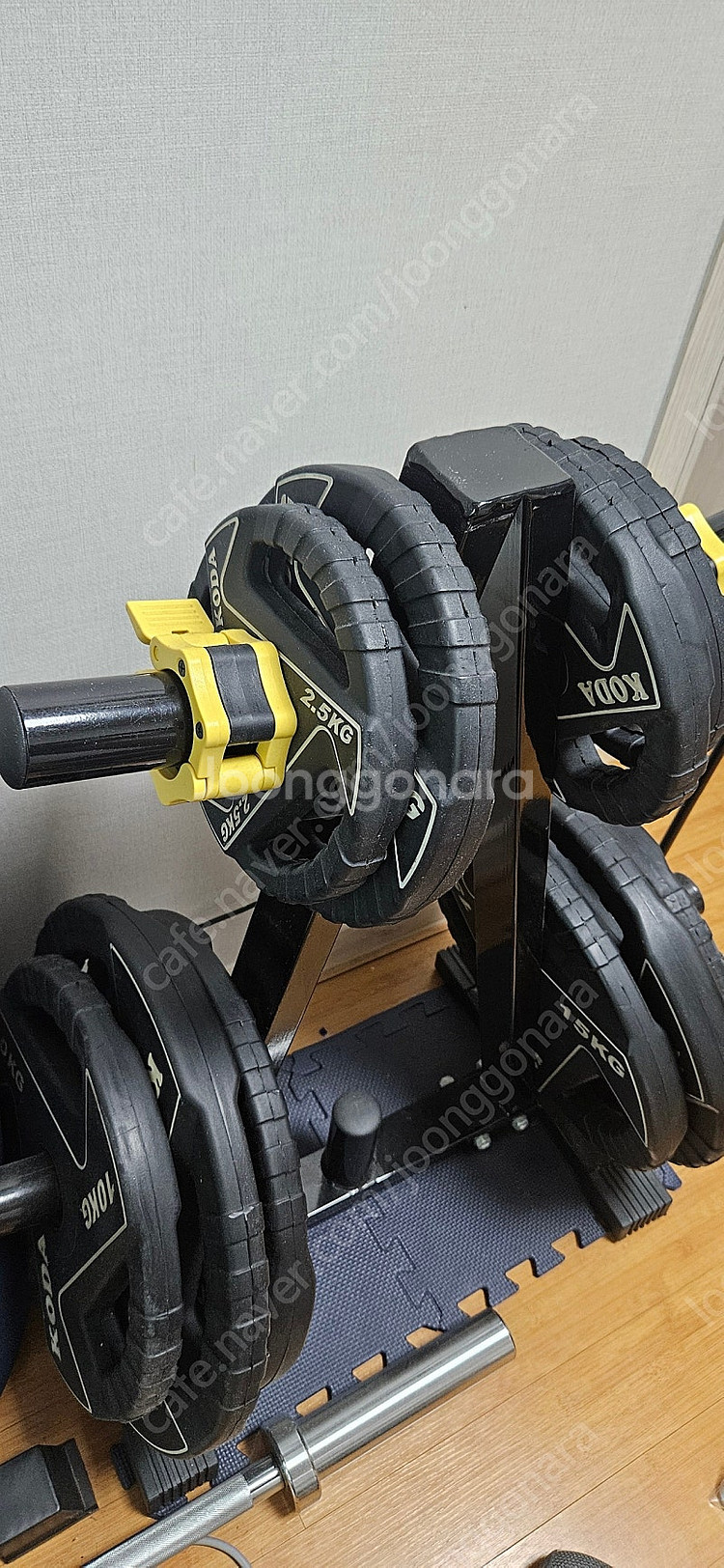 원판 105kg, 정리대 포함--0