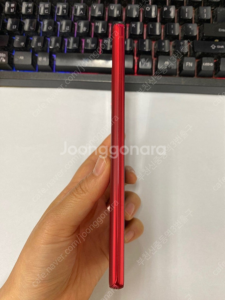 204398 KT 갤럭시노트20 레드 외관깔끔 256G...--5