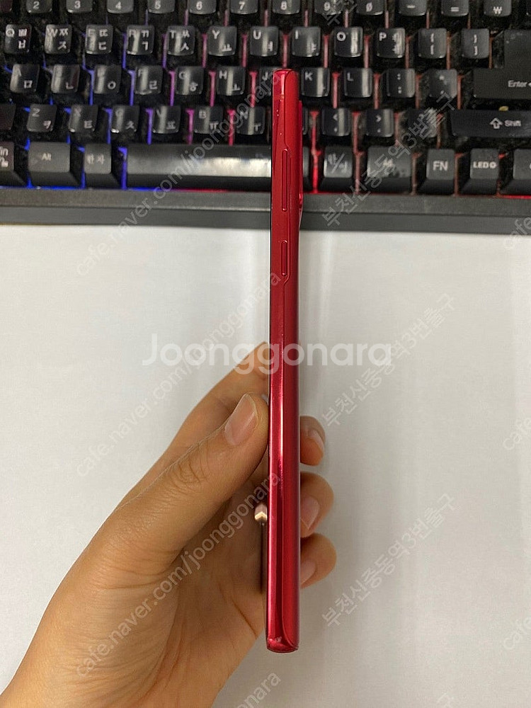 204398 KT 갤럭시노트20 레드 외관깔끔 256G...--6