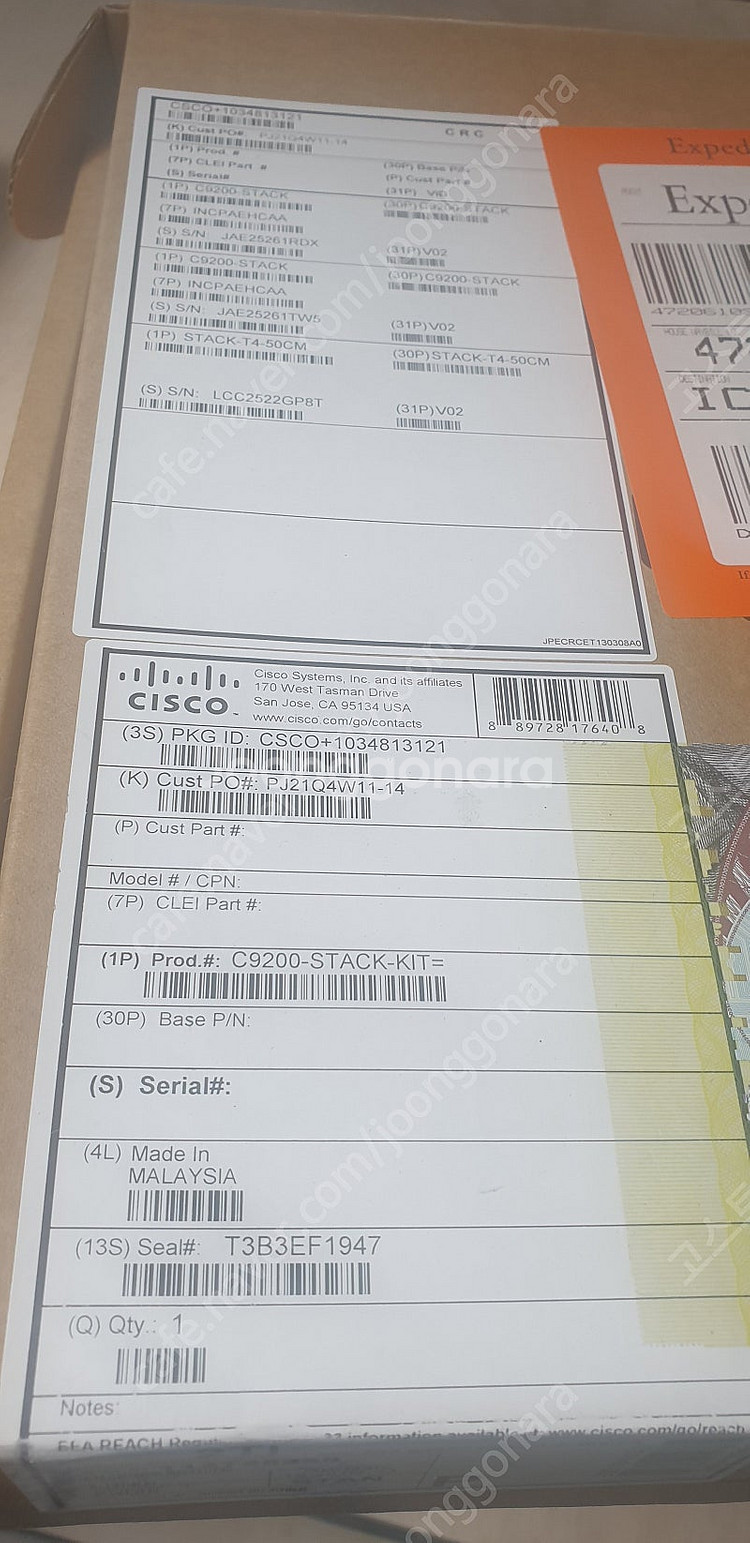 시스코 C9200-STACK-KIT 스태킹 모듈--2