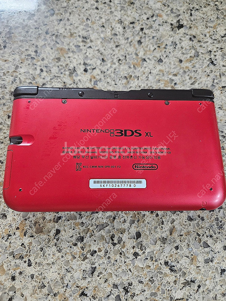 15만] 닌텐도 3dsxl 레드--2