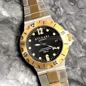 불가리 디아고노 18K 스쿠바 스쿠버 38mm 콤비 (로렉스 오메가 까르띠에 브라이틀링 브레게 쇼메 쇼파드 x)