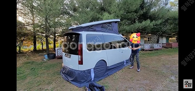 js캠핑카 사이드도킹텐트팝니다--0