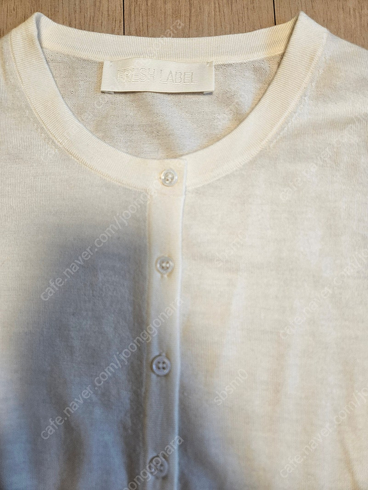 프레쉬라벨 가디건 아이보리,블랙 일괄--1