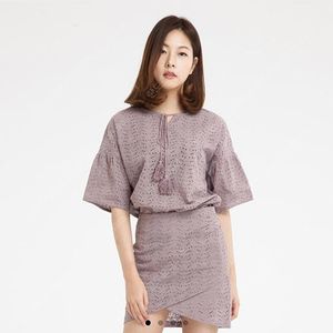 미쏘 레이스 테슬 블라우스