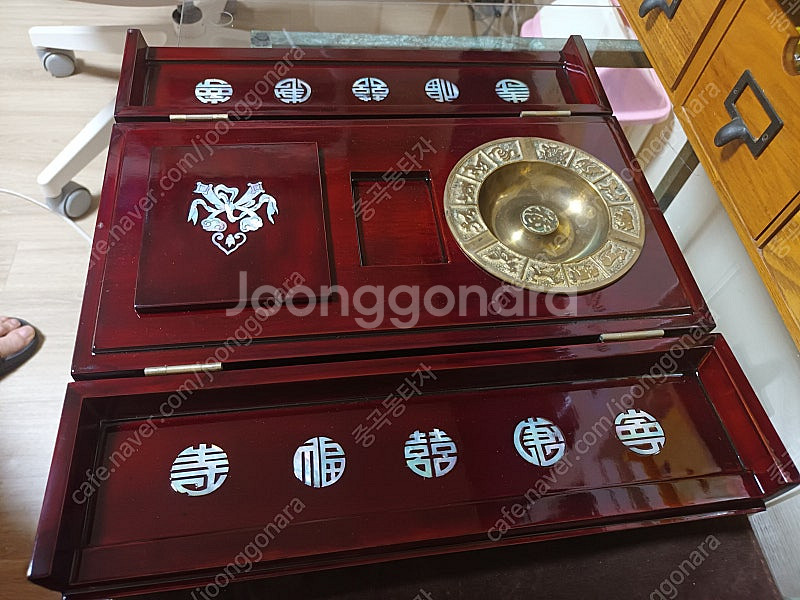 고급 자개함 재털이함--4
