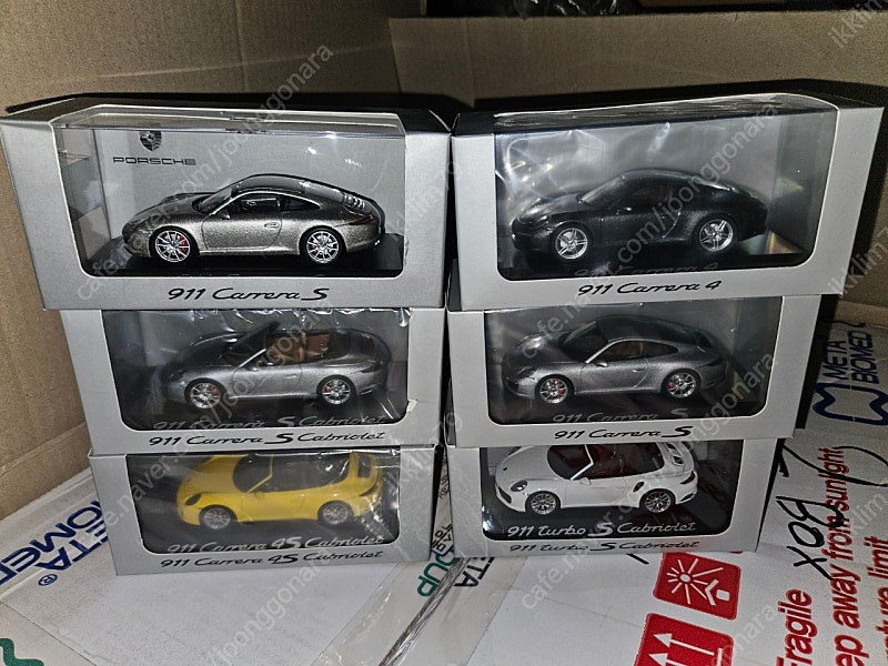 1:43 스케일 / 스파크, 미니챔프, 헤르 외 / 포르쉐 카이엔, 마칸, 카레라, 박스터, 카이맨 판매 합니다--4