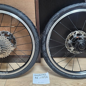 체데크 투어불용품 18인치 355디스크휠셋 + 이노바타이어 10만