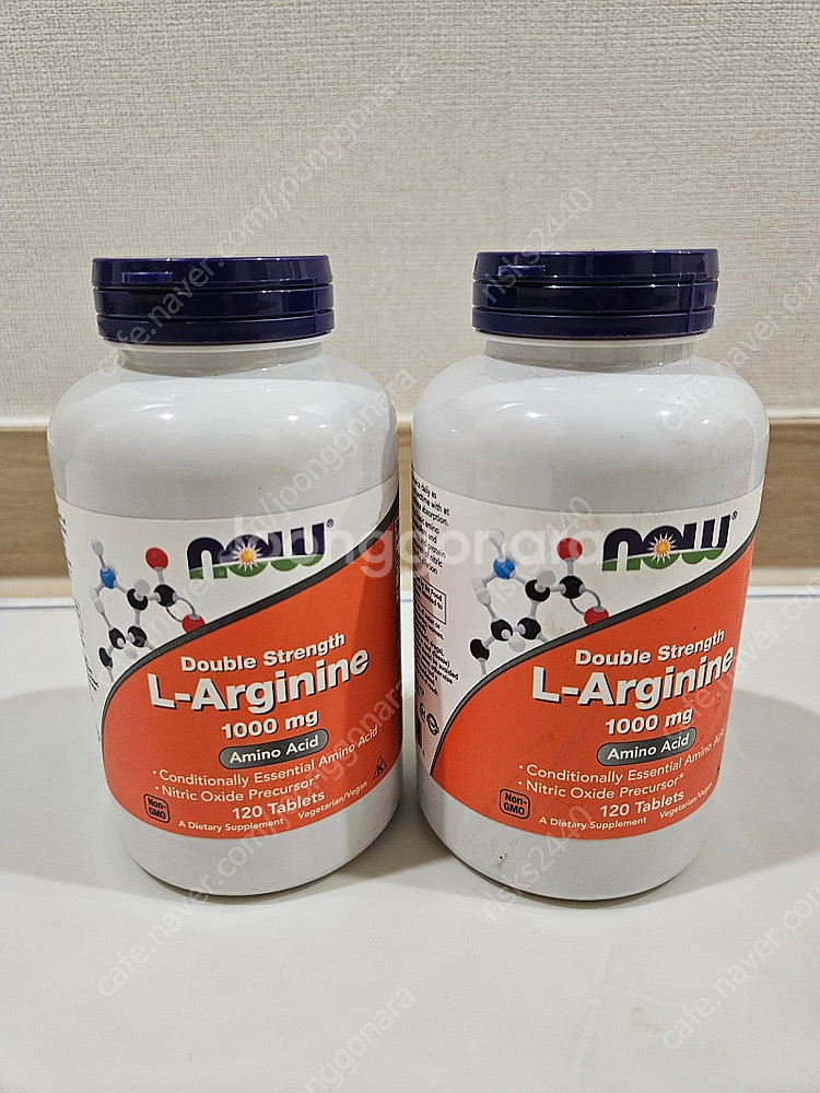 NOW 나우 아르기닌 1000mg 2통 팝니다 미개봉--0
