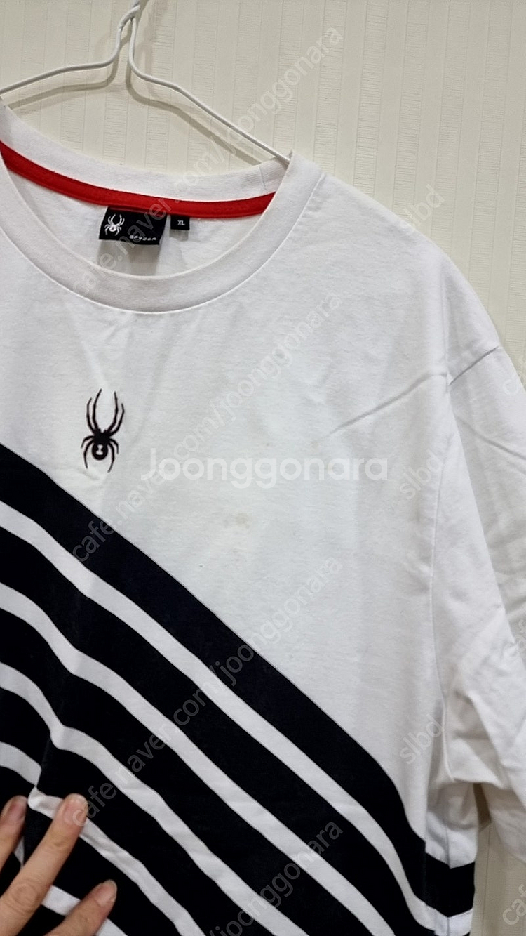 스파이더 남성 반팔 티셔츠 팝니다. (XL)--4