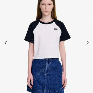 아페쎄 25ss 크롭 나그랑 티셔츠