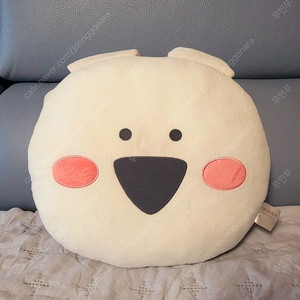 오버토끼 얼굴 쿠션
