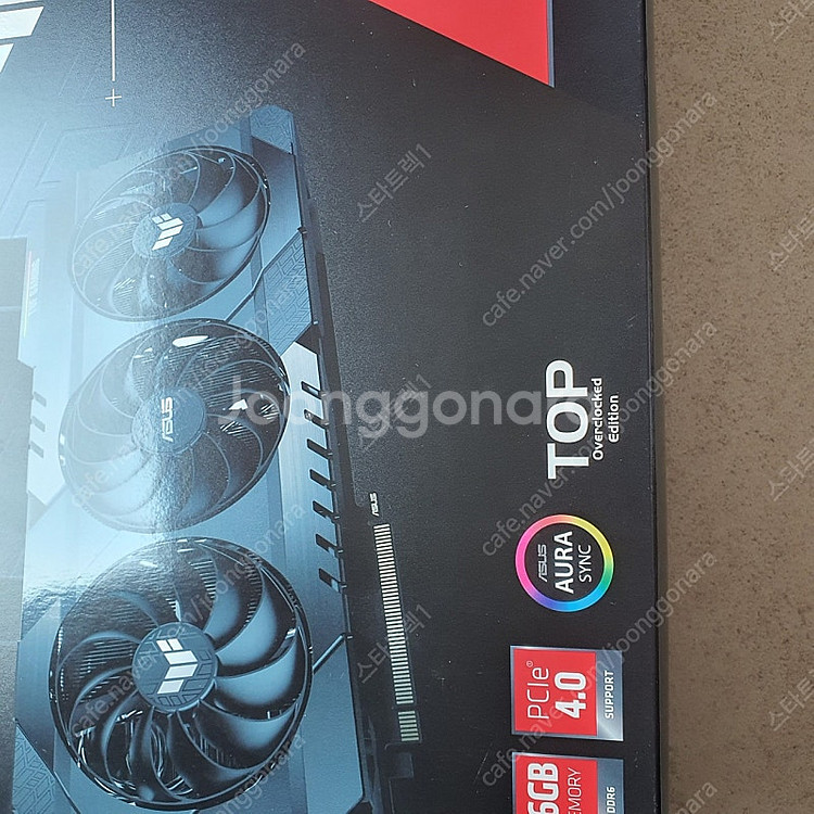 ASUS TUG 6900XT TOP 버전 그래픽카드 팝...--1