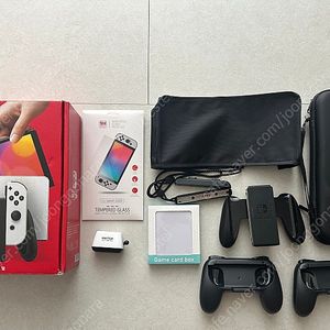 닌텐도 스위치 oled 화이트 + 악세서리