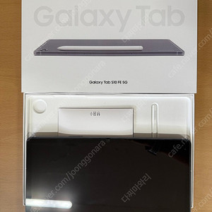 갤럭시탭 S10FE 5G 셀룰러 (그레이, 128g) 팝니다.