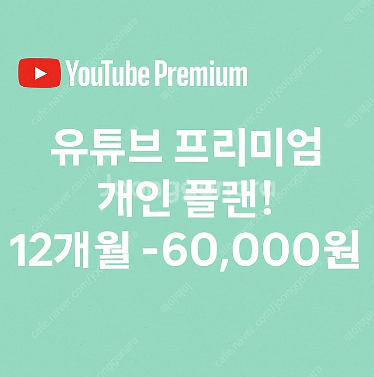 유튜브 프리미엄 뮤직 하루133원으로 즐기세용--1