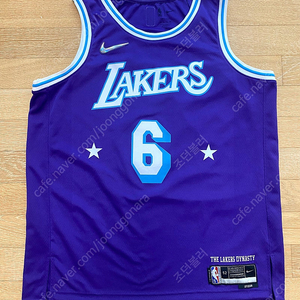 [XL] 나이키 NBA 75주년 르브론 제임스 레이커스 져지