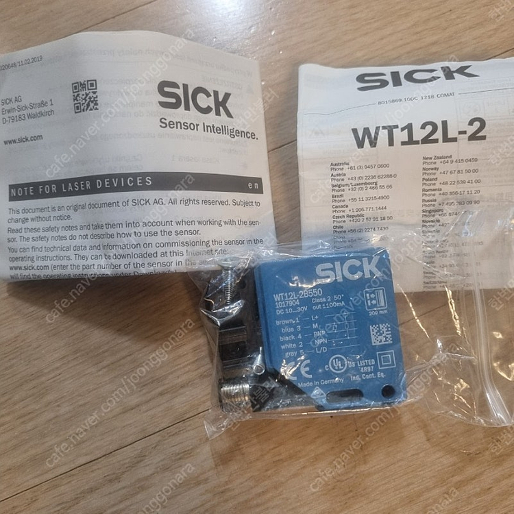 SICK WT12L-2B550 광전센서 이미지